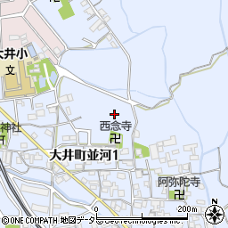 京都府亀岡市大井町並河北条周辺の地図