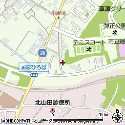 滋賀県草津市下笠町188周辺の地図