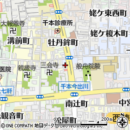 京都府京都市上京区西五辻東町85周辺の地図