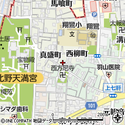 京都府京都市上京区社家長屋町671-2周辺の地図