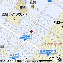 ＥＮＥＯＳ上笠ＳＳ周辺の地図