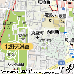 京都府京都市上京区社家長屋町677周辺の地図