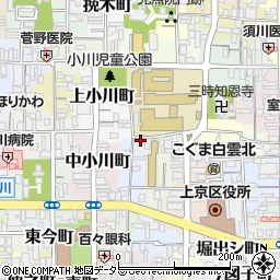 〒602-0047 京都府京都市上京区近衛殿表町の地図