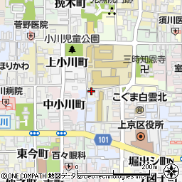 京都府京都市上京区近衛殿表町周辺の地図