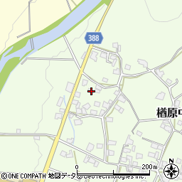 岡山県美作市楢原中351-1周辺の地図