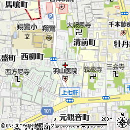 京都府京都市上京区東柳町537-2周辺の地図