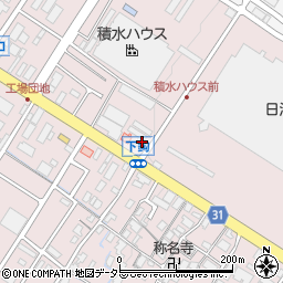 滋賀県栗東市下鈎676周辺の地図