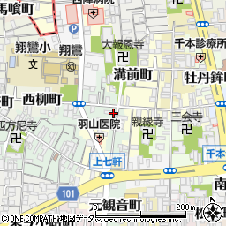 京都府京都市上京区東柳町533周辺の地図