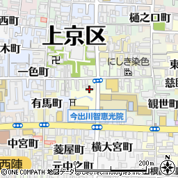 京都府京都市上京区五辻町73周辺の地図