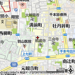 京都府京都市上京区溝前町81周辺の地図
