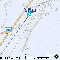 岡山県津山市高尾424周辺の地図