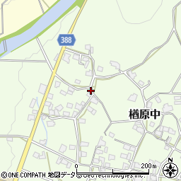岡山県美作市楢原中349-1周辺の地図