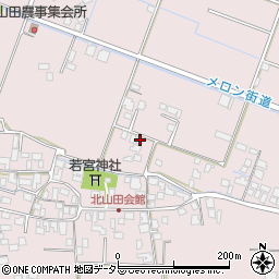 滋賀県草津市北山田町2117-2周辺の地図