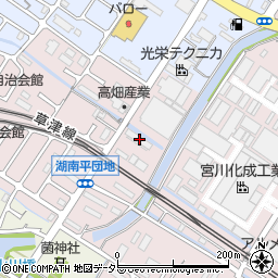 滋賀県栗東市下鈎1169-1周辺の地図