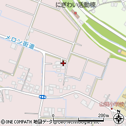 滋賀県草津市北山田町2450-1周辺の地図