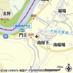 愛知県岡崎市桑原町南屋下11周辺の地図