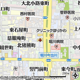 生鮮館なかむら　堀川店周辺の地図