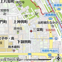 京都府京都市上京区表町19周辺の地図
