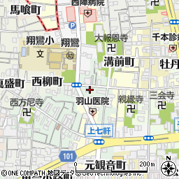 京都府京都市上京区東柳町539-3周辺の地図