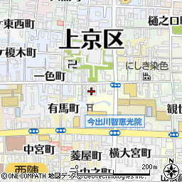 京都府京都市上京区五辻町83周辺の地図