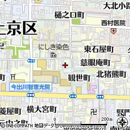京都府京都市上京区五辻町36周辺の地図