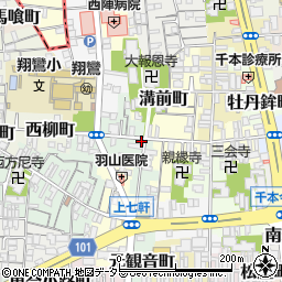 京都府京都市上京区東柳町535-1周辺の地図