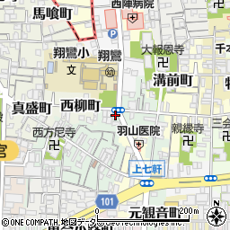 京都府京都市上京区東柳町544周辺の地図