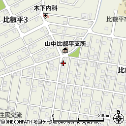 大津比叡平簡易郵便局周辺の地図