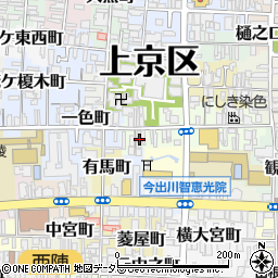 京都府京都市上京区五辻町86周辺の地図