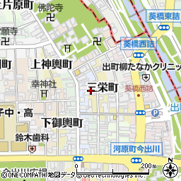 京都府京都市上京区表町45周辺の地図