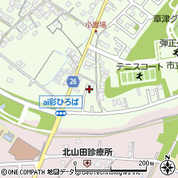滋賀県草津市下笠町720周辺の地図