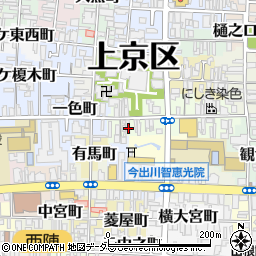 京都府京都市上京区五辻町84周辺の地図