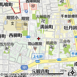 京都府京都市上京区東柳町535周辺の地図