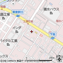 滋賀県栗東市下鈎838-1周辺の地図