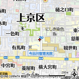 京都府京都市上京区五辻町71周辺の地図