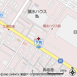 滋賀県栗東市下鈎675周辺の地図