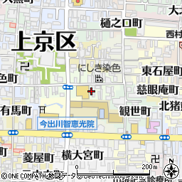 京都府京都市上京区五辻町52周辺の地図