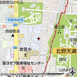 京都府京都市北区平野宮本町56周辺の地図