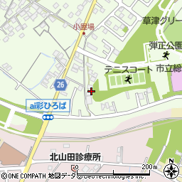 滋賀県草津市下笠町190周辺の地図