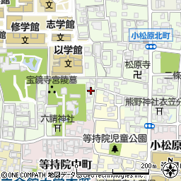 京都府京都市北区等持院北町58-4周辺の地図