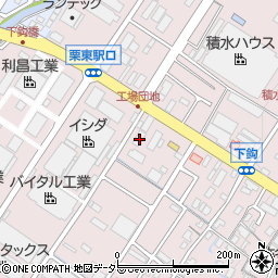 滋賀県栗東市下鈎838周辺の地図