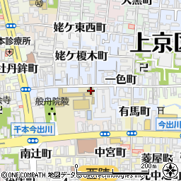 京都府京都市上京区西五辻東町148周辺の地図