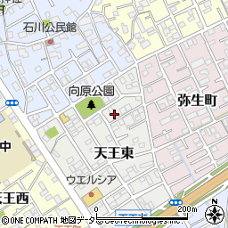 静岡県静岡市清水区天王東12-7周辺の地図