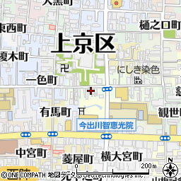 京都府京都市上京区五辻町77周辺の地図