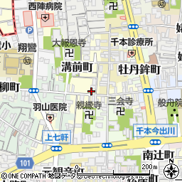 京都府京都市上京区溝前町98周辺の地図