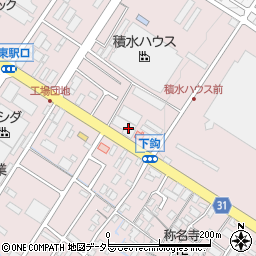 滋賀県栗東市下鈎678周辺の地図