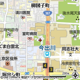 京都府京都市上京区御所八幡町109周辺の地図