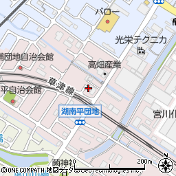 滋賀県栗東市下鈎1207-18周辺の地図