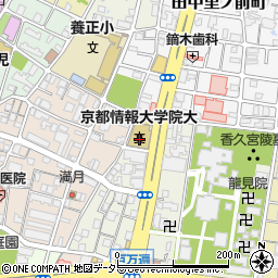 京都情報大学院大学　百万遍キャンパス周辺の地図