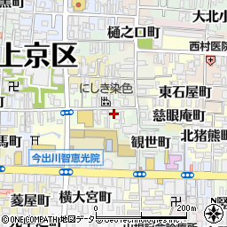 京都府京都市上京区五辻町42周辺の地図